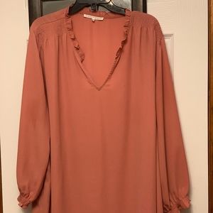 Long sleeve Pink blouse